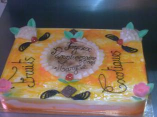 mousse de fruits exotiques