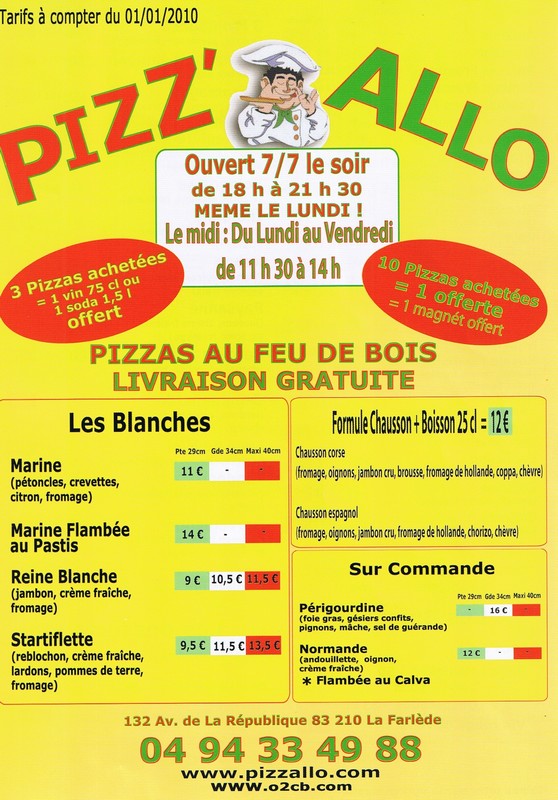 pizzeria la farlede
